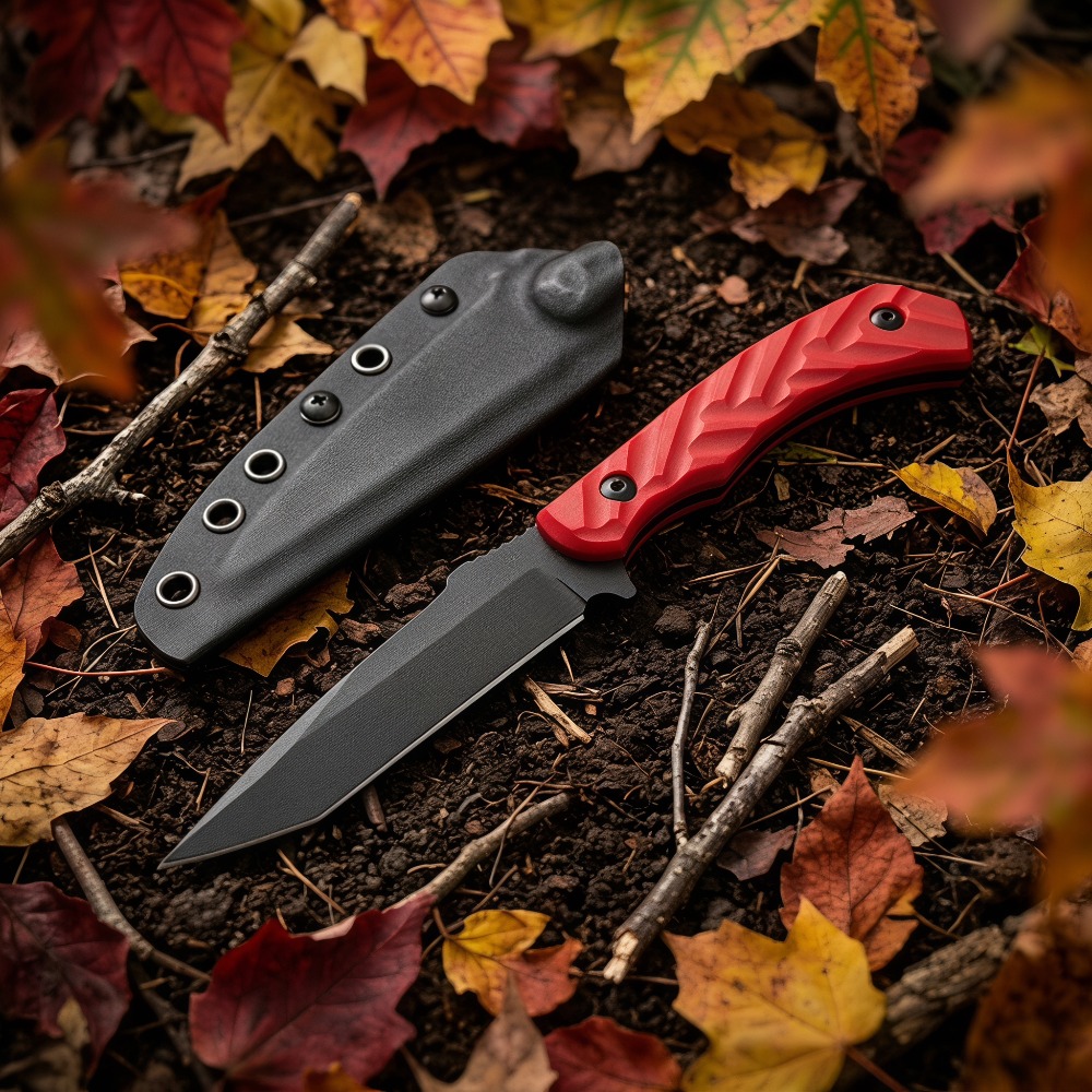Bushcraft Knife Fixed - Nóż myśliwski z ostrzem stałym, rękojeścią