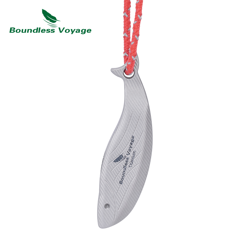 Emergency Whistle Loud - Boundless Voyage 120dB Tytanowy gwizdek survivalowy