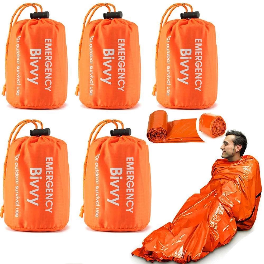 1-5 szt. Awaryjne śpiwory, koc – Bivy Bag Emergency recenzja i cena