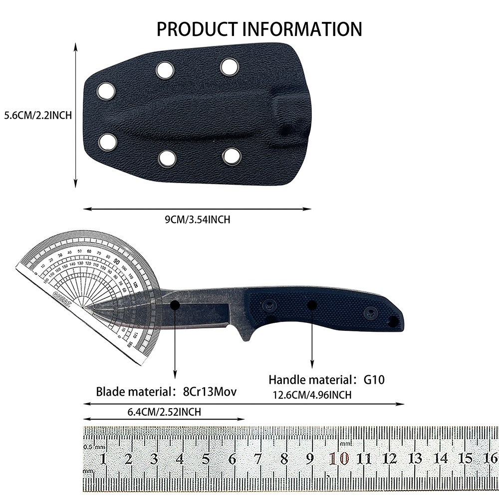 Nóż uniwersalny EDC do eksplor – Bushcraft Knife Fixed recenzja i cena