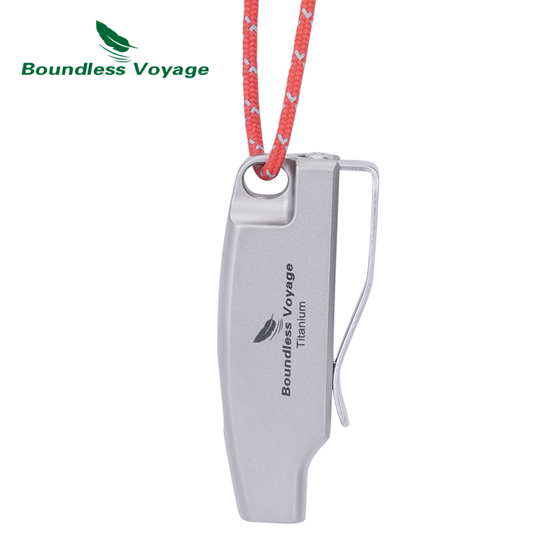 Boundless Voyage 120dB Tytanow – Emergency Whistle Loud recenzja i cena